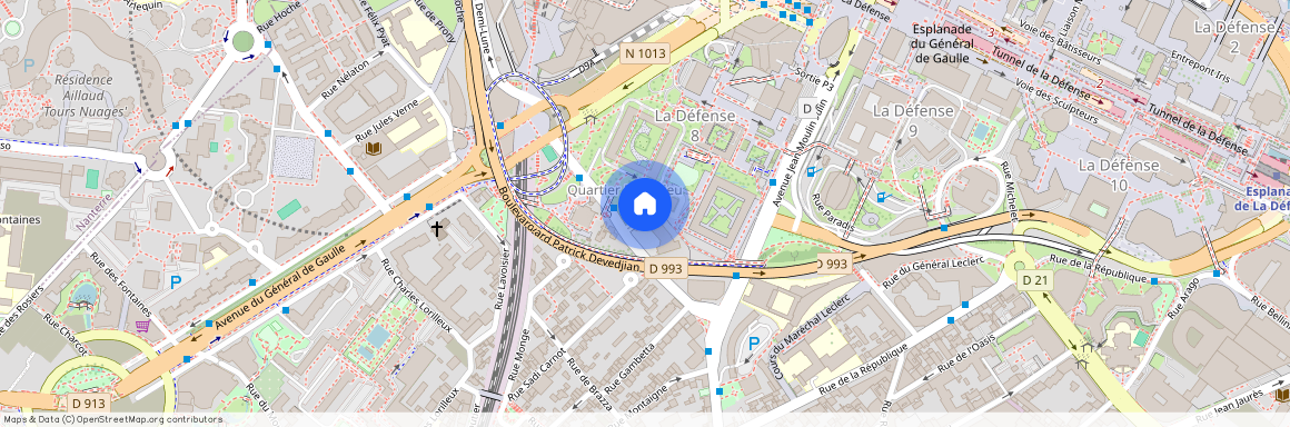 Jardins Boieldieu, Francja, Puteaux