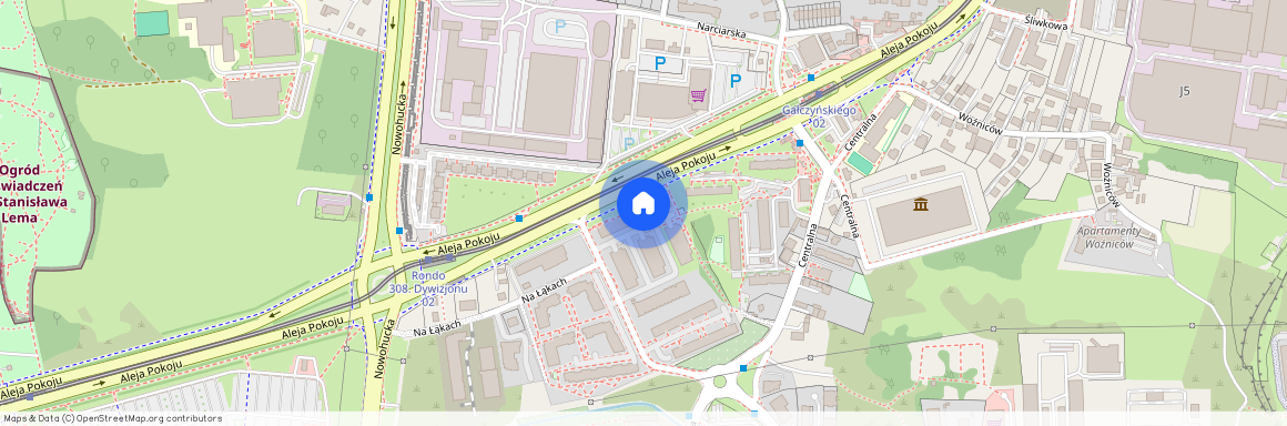 al. Pokoju, Łęg, Czyżyny, Kraków, małopolskie