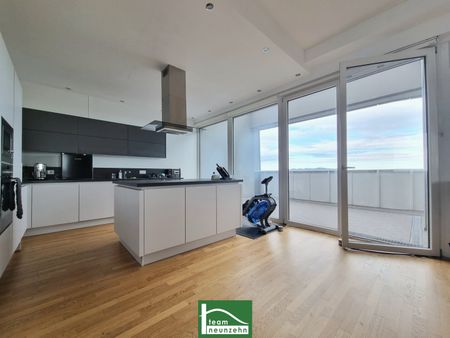 SKYVIEW – Einzigartige Penthouse Wohnung mit atemberaubendem Fernblick – 4 Zimmer mit großzügiger Außenfläche – City Gate – U1 Leopoldau - Photo 5