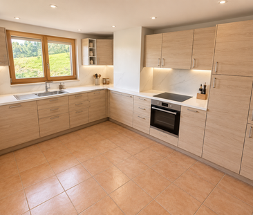 La Coudre : 5.5 pièces rénové avec grande terrasse et vue dégagée - Photo 3