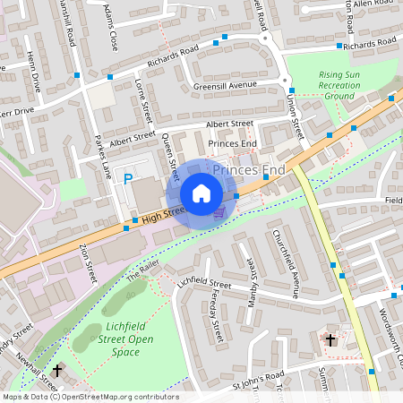 Princes End High Street, Tipton DY4