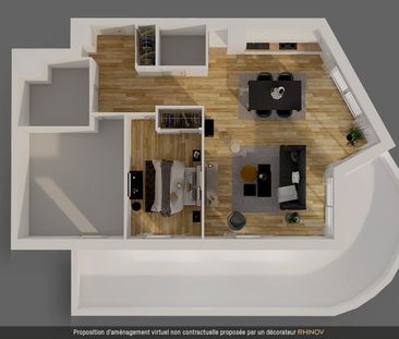 location Appartement T3 DE 65.24m² À CHESSY - Photo 6