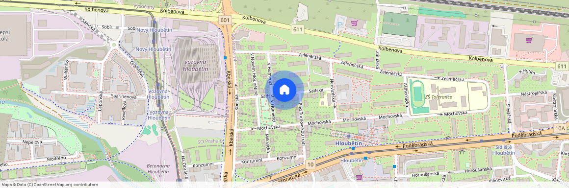 Sadská, Praha 9 - Hloubětín