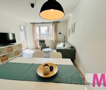 Voll möblierte, modern eingerichtete 3-Zimmer-Wohnung mit Balkon in... - Photo 4