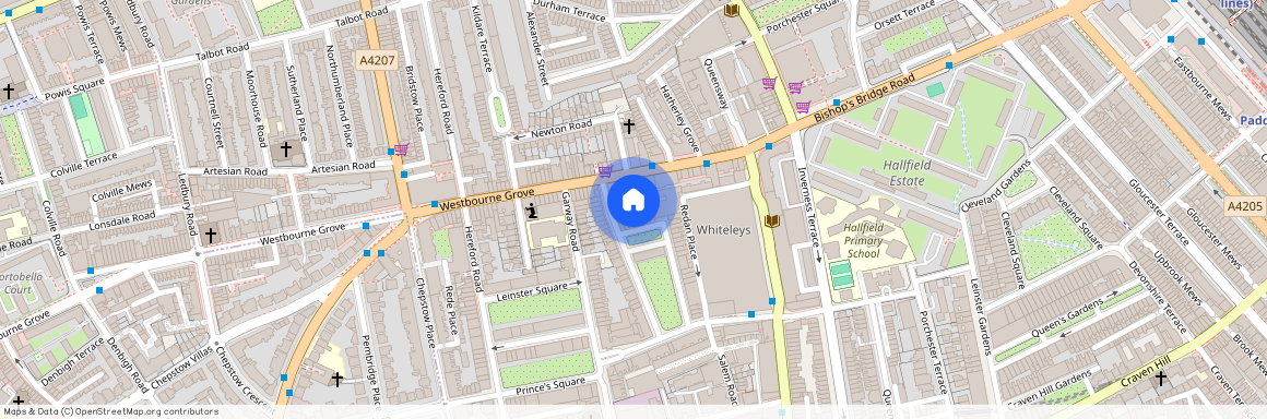 Kensington Gardens Square London W2, London, W2