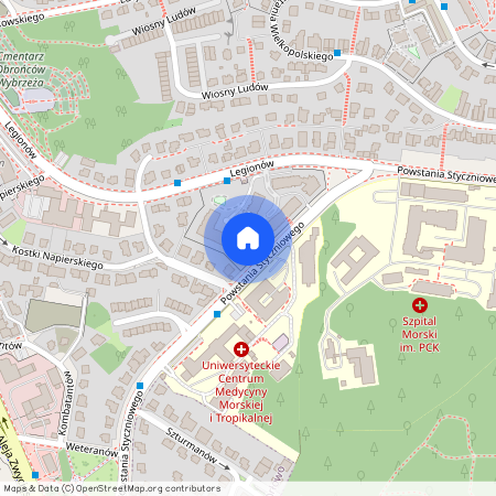 ul. Powstania Styczniowego 22, Redłowo, Gdynia, pomorskie