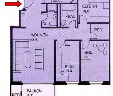 Wohnglück im Grünen (4.5-Zimmerwohnung ca. 94m2) - Foto 4