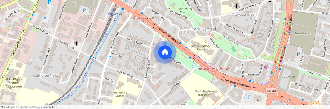 Lee Crescent, Birmingham B15