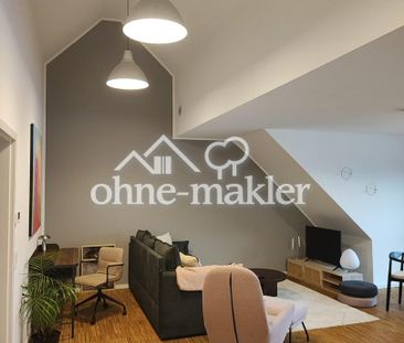 Neubau-gehobene 2-Zimmer Dachgeschosswohnung in Hainholz möbliert - Photo 4