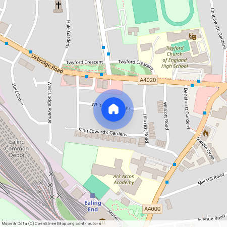 Whitehall Gardens, Acton, W3