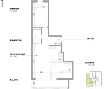 4 Zimmer, 70 m², 2. Stock - Photo 4