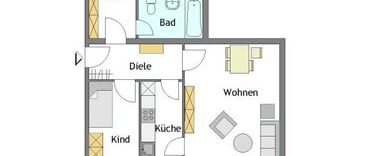 3-Zimmer-Wohnung in Mülheim-Broich - Photo 1