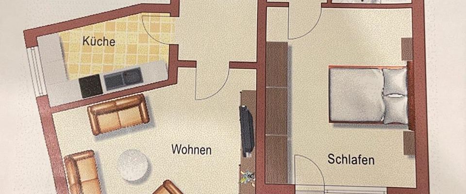 2-Zimmer-Wohnung mit Balkon und Garage - Photo 1