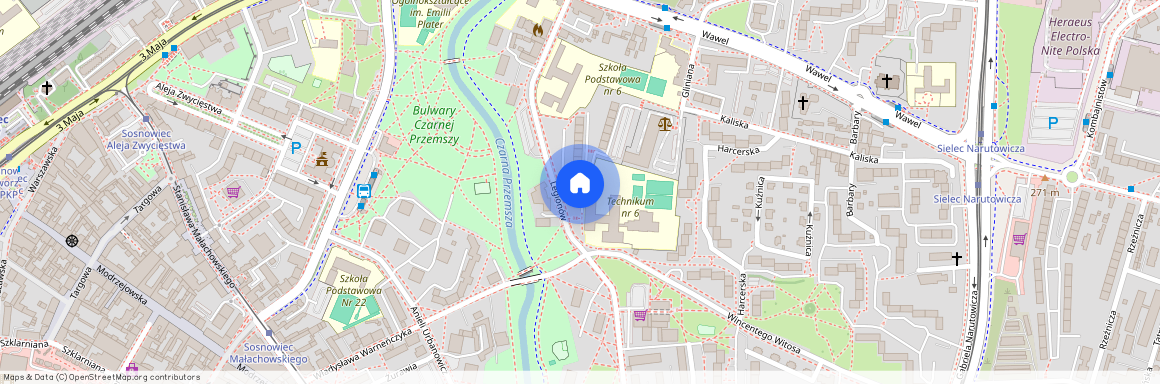 ul. Legionów, Sielec, Sosnowiec, śląskie