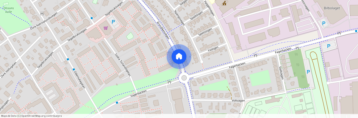 Krondikesvägen, Östersund