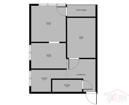 2 (3) pokoje wynajem Szczecin Drzetowo, balkon (436723) - Zdjęcie 2