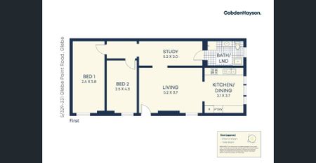 Modern two-bedroom and study area with sunlit interiors - Photo 3