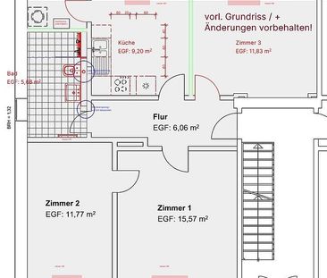 Modernisierte 3 ZKB im Grünen! - Foto 1