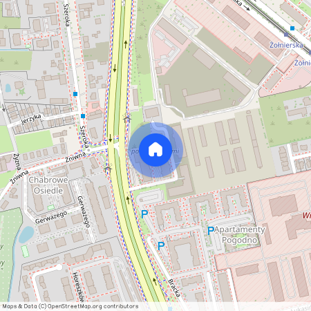 ul. gen. Stanisława Sosabowskiego, Pogodno, Zachód, Szczecin, zachodniopomorskie