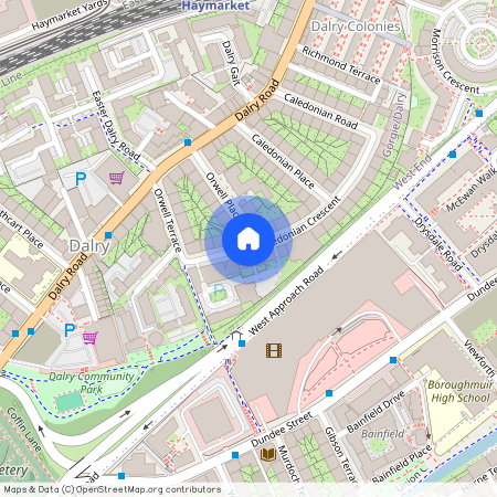 Caledonian Crescent, Edinburgh, Midlothian, EH11