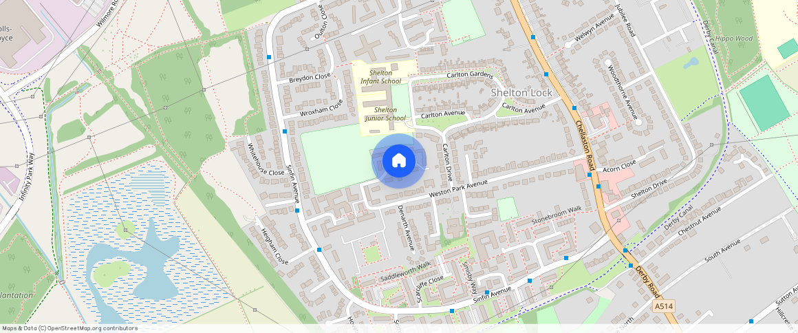 Weston Park Gardens, DE24 9EU, Shelton Lock