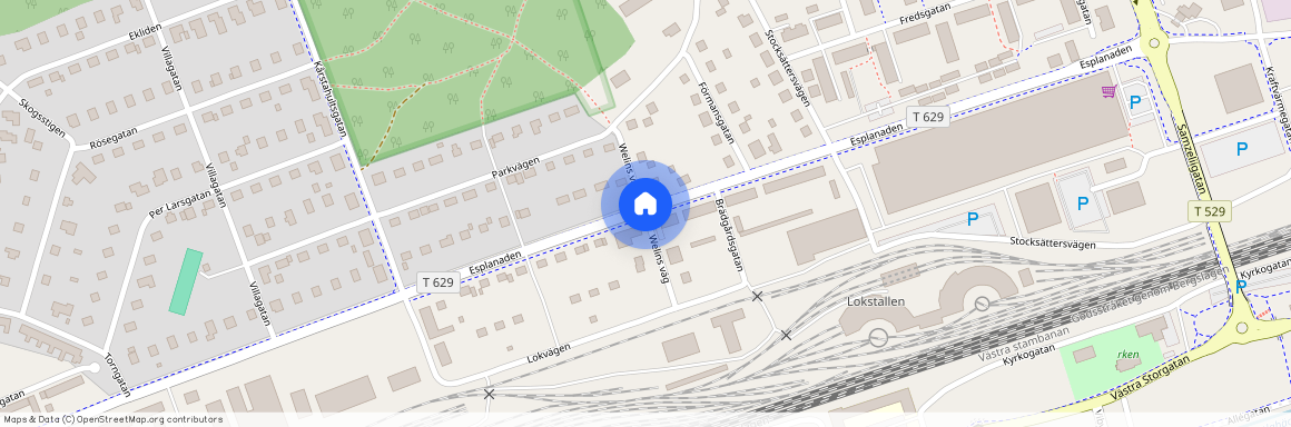 Welins väg, Hallsberg