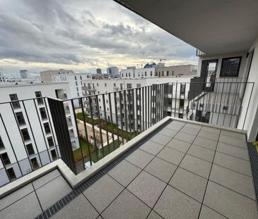 Neubau Erstbezug: 2-Zimmer Wohnung mit Skyline-Blick, Südbalkon und... - Foto 1