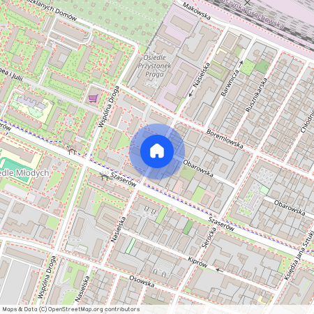 ul. Nasielska, Grochów, Praga-Południe, Warszawa, mazowieckie