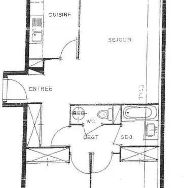 Appartement à louer 3 pièces 67.07m² - Photo 2