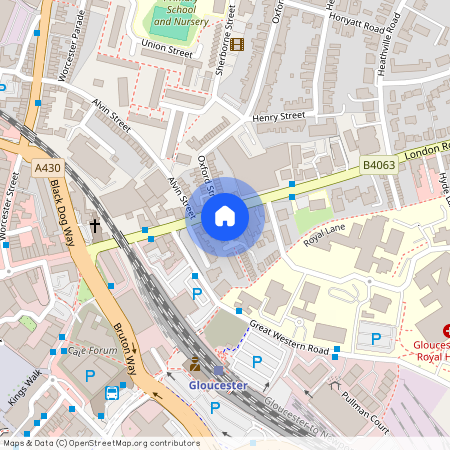 Oxford Terrace, Gloucester, Gloucestershire, GL1