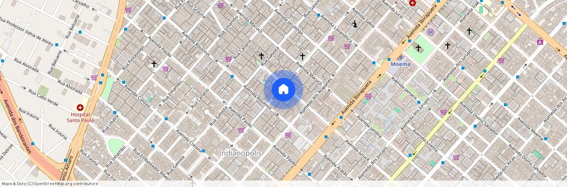 Alameda Jauaperi, 943 - Próx. Av. Rouxinol - Indianópolis, São Paulo, São Paulo, 04523014