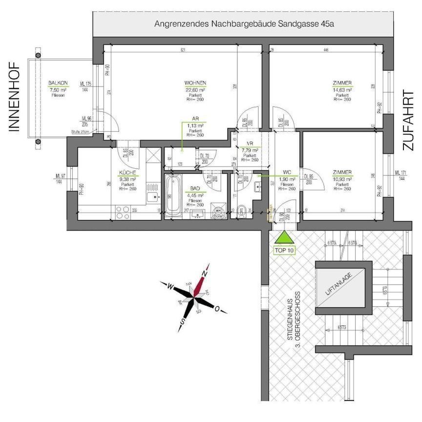 3 Zimmer Wohnung in St. Peter - Provisionsfrei! - Photo 2