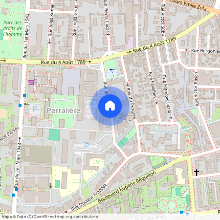 Rue de la Baïsse, Francja, Villeurbanne