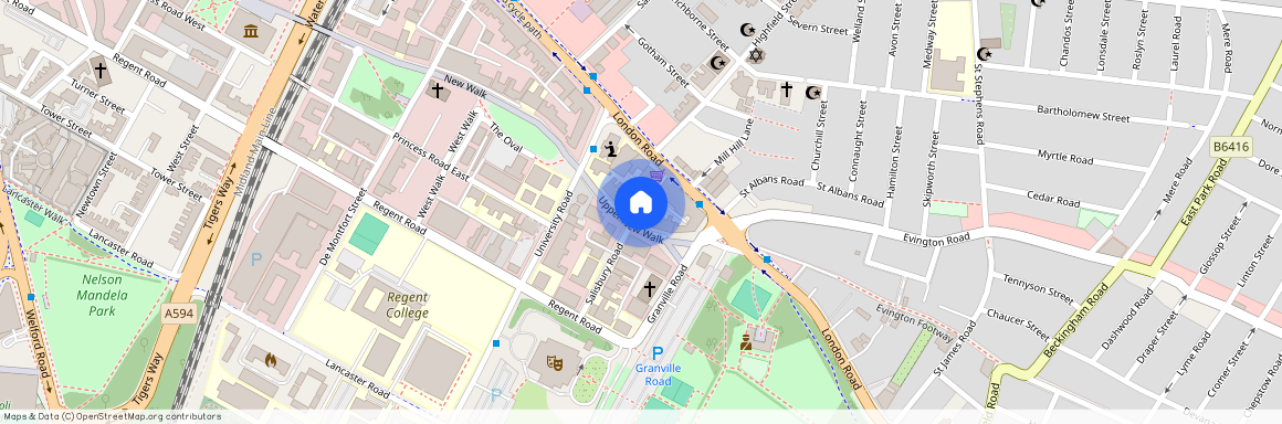 Upper New Walk, Leicester, LE1