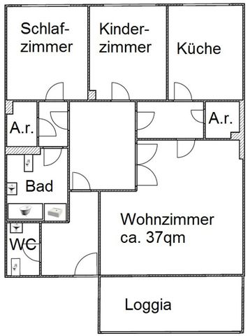 Großzügige 3-Zimmer-Whg mit Wintergarten in der Fußgängerzone - Photo 4