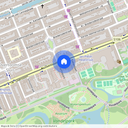 Overtoom 339-3, Vondelparkbuurt-West, 1054JM, Amsterdam