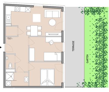 Moderne Wohnkultur: 3-Zimmer-Oase mit Garten in Graz-Gösting - Photo 5
