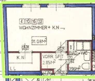 ERSTBEZUG, Unbefristet, Helle, moderne 1 Zimmer Wohnung, 4 Min. zur... - Photo 6