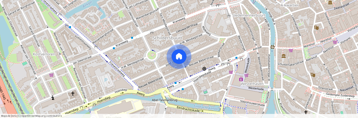 Schildersbuurt, 9718 EN, Jozef Israëlsplein, Groningen