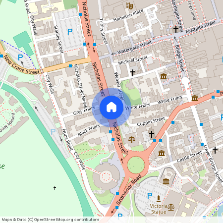 Nicholas Street, Chester, Cheshire, CH1