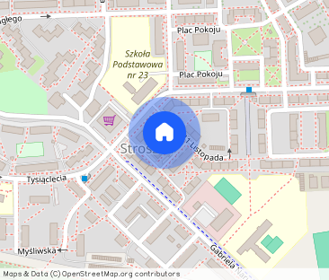 kawalerka na Stroszku wysoki parter - Zdjęcie 1