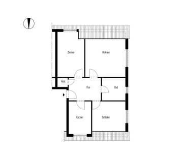 DREI-ZIMMER-DACHGESCHOSS-WOHNUNG ALTENAER STRASSE 261 A - Foto 2