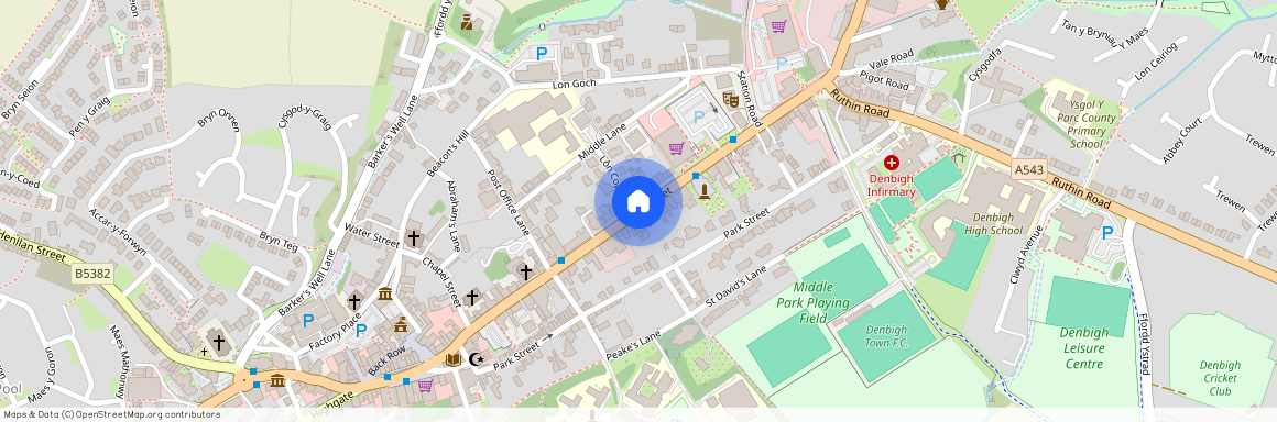 Vale Street, Denbigh, Denbigh, Denbighshire, LL16