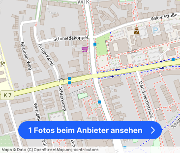 Dachgeschosswohnung 4 Zimmer zur Miete in 24106 Kiel Wik | Lütt Imm... - Foto 1