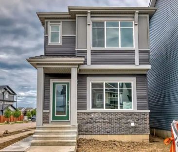 Pet-friendly, Brand New Three Bedroom Home With Double Detached Garage | 4731 Cawsey Terrace Southwest, Edmonton - Photo 1