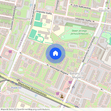 Warszawa, Bielany, Antoniego, Magiera