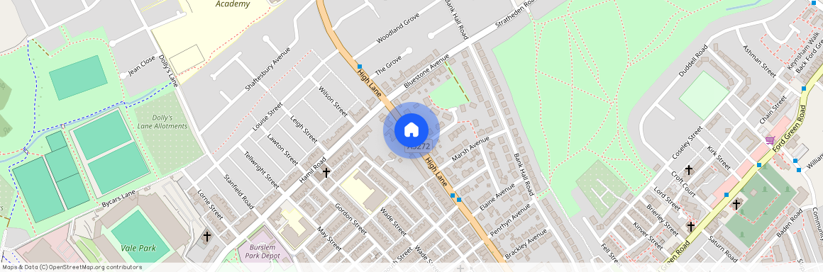 High Lane, Burslem, Stoke-on-Trent, ST6