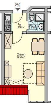 Renoviertes Studentenapartment, direkt neben der Uni! - Foto 1