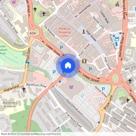 Queens Gardens, Newcastle-under-Lyme