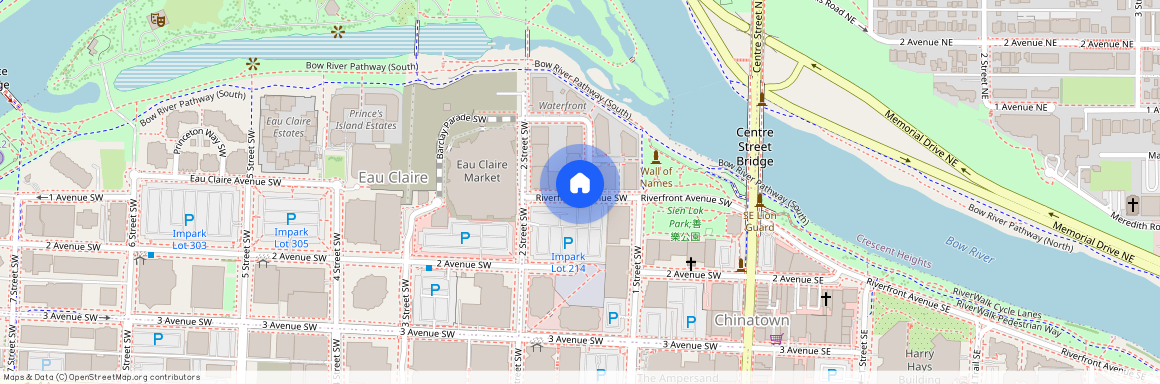 2221 - 222 Riverfront Avenue Southwest, Calgary, Calgary, Calgary Metropolitan, T2P 0W3